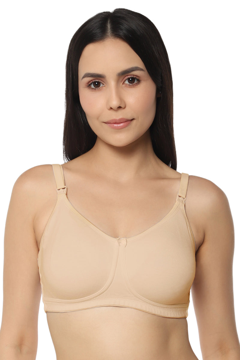 Buy Mee Mee Cotton Non-Wired Non-Padded Maternity Nursing Bra