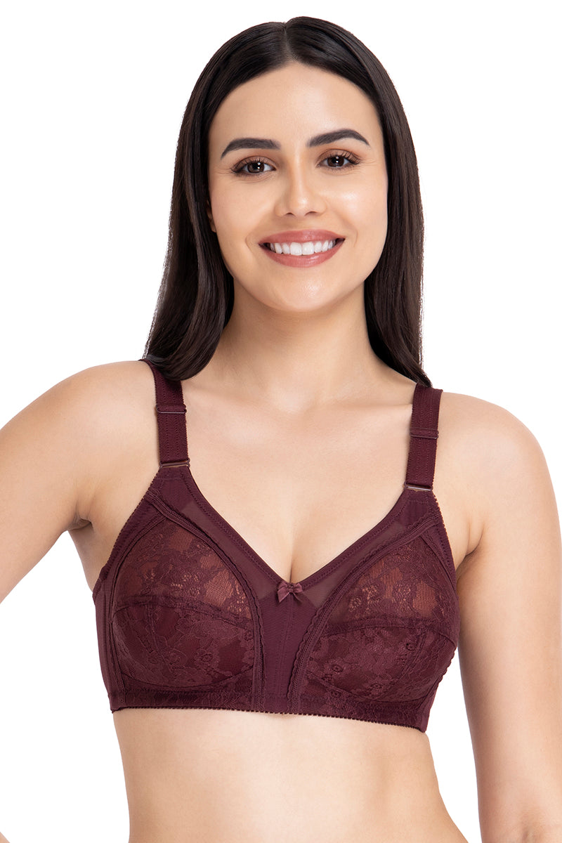 Ladies Full Cup Bra Underwired Non Padded D-J Full Coverage Bras