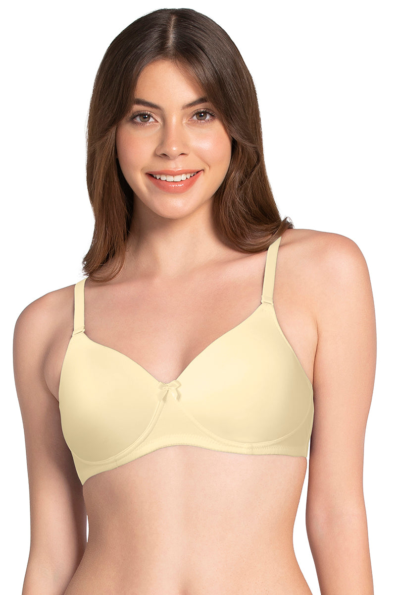Buy Amante Smooth Moves Padded Wired T-Shirt Bra - Black Online