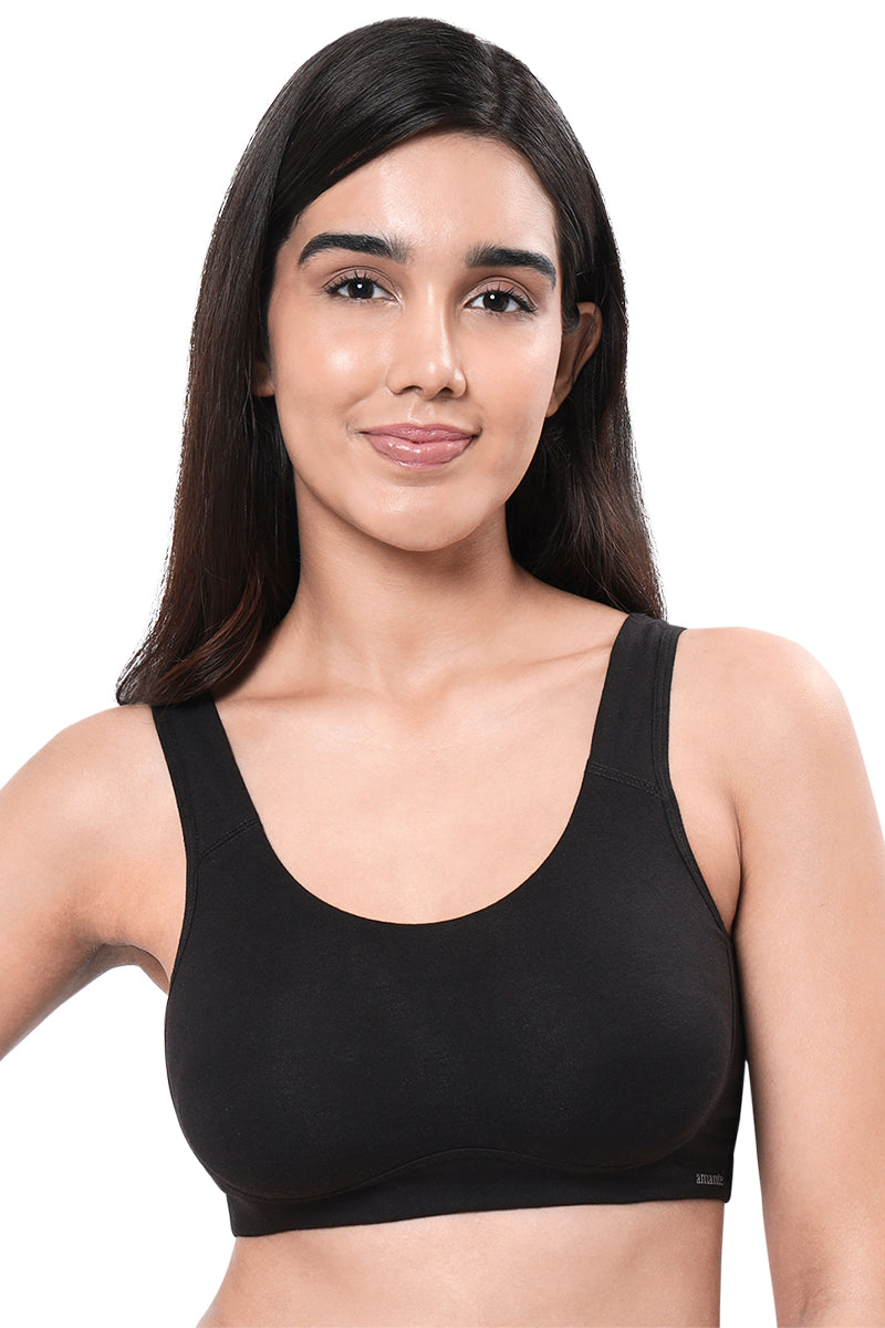 Buy Amante All Day Lounge Non Padded Non-Wired Cami Bra-White online
