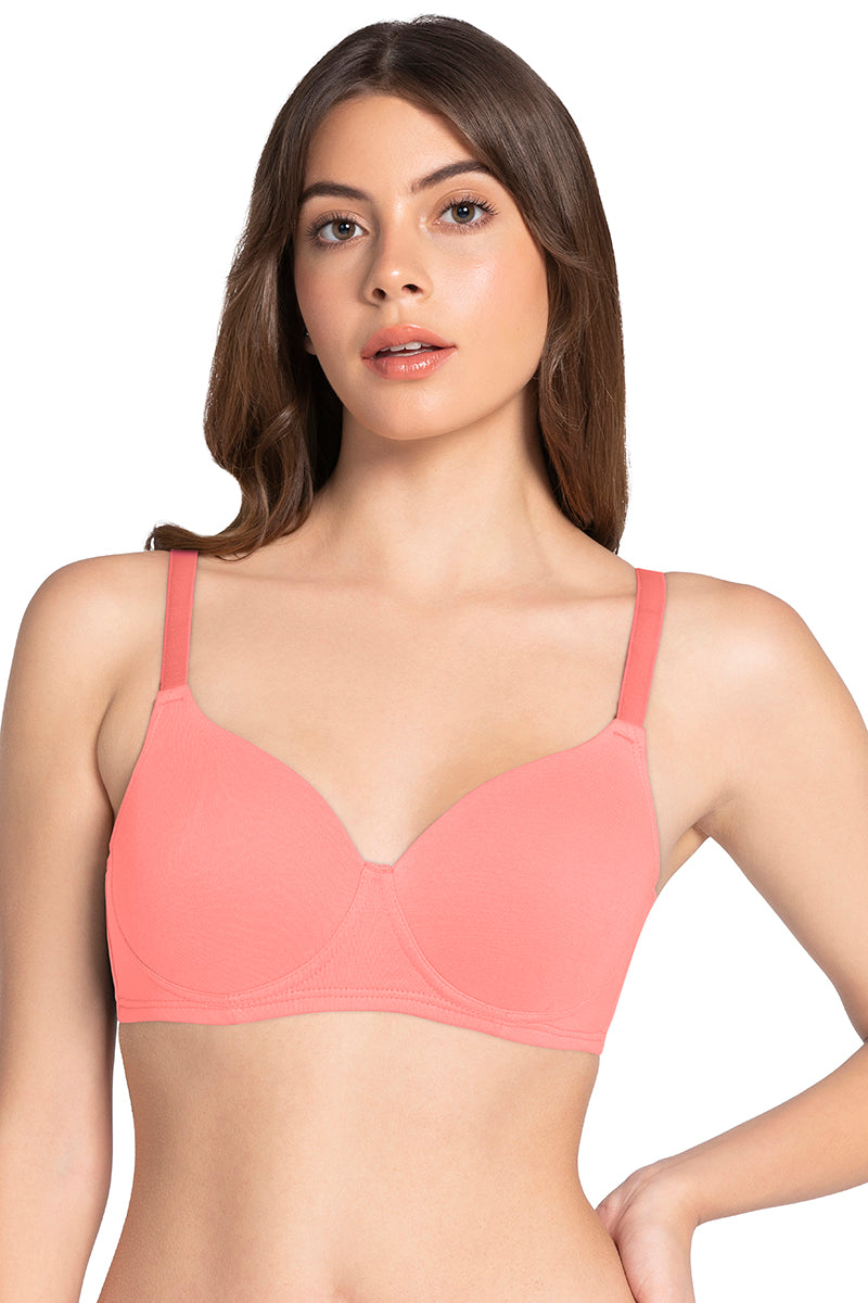 Pink/Salmon Colored Bra. Size 40C. Very Good Condition.