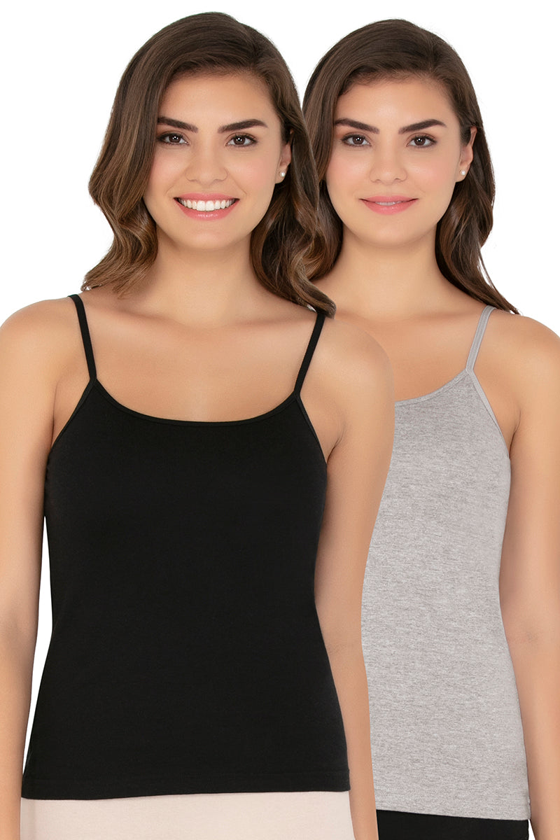 Istyle Can Women's & Girls Solid Basic Cropped Ribbed Cami Top Black :  : Clothing & Accessories