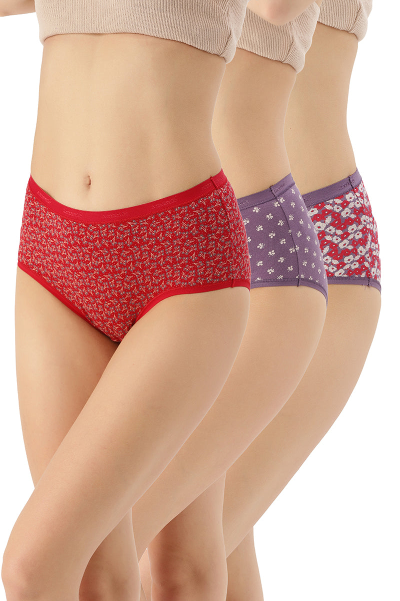 Print panty for women pack of-3 Briefs