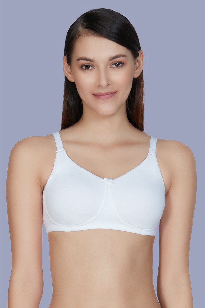Ladies White Cotton Padded Bra, Size: 34B at Rs 220/piece in