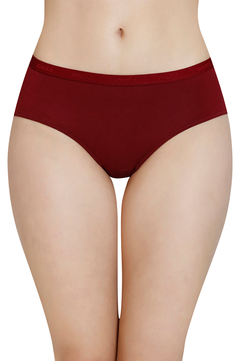 red modal hipster panty