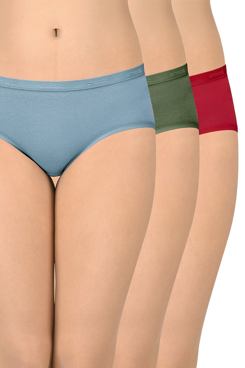 Buy Women's Seamless Hipster Panty (S, Assorted Pack of 3) at