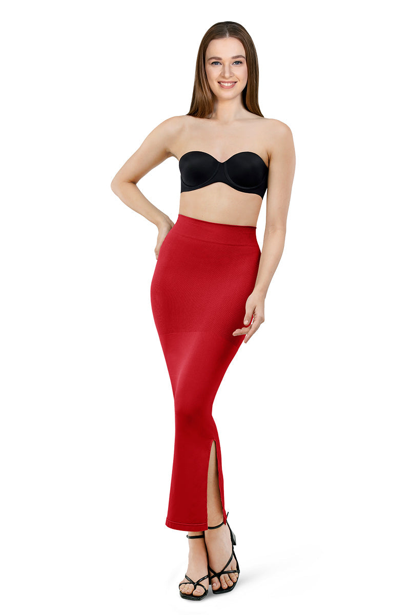 Shapewear Shop Women's Saree Shapewear (Red, Large) : : Fashion