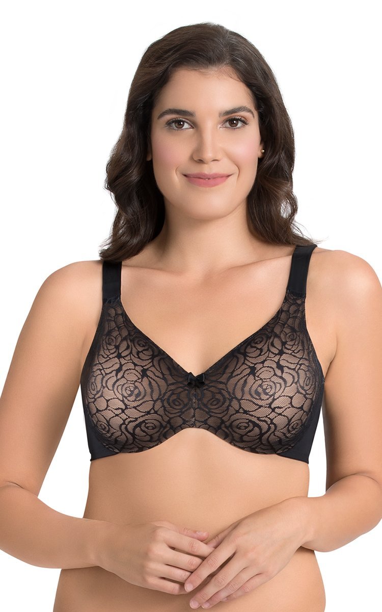 Amante Ultimo Perfect Profile Non-Padded Wired Minimizer Bra Lace Black  (42C) - E0007C000434C in Mumbai at best price by Tip Top Lady - Justdial