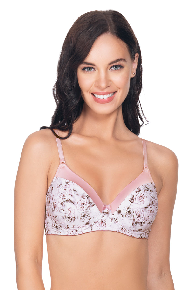 Amante Delicate Bloom Padded Non-Wired Full Coverage Bra Neon Pink-Blk  (34B) - BRA28002C009232B in Ahmedabad at best price by Kinjal Marketing -  Justdial