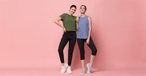 Women wearing Athleisure from Amante