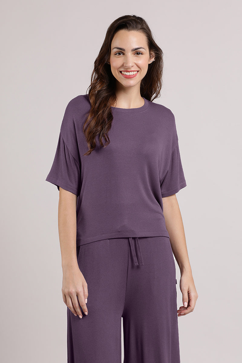 Serene Dream Top - Vintage Violet