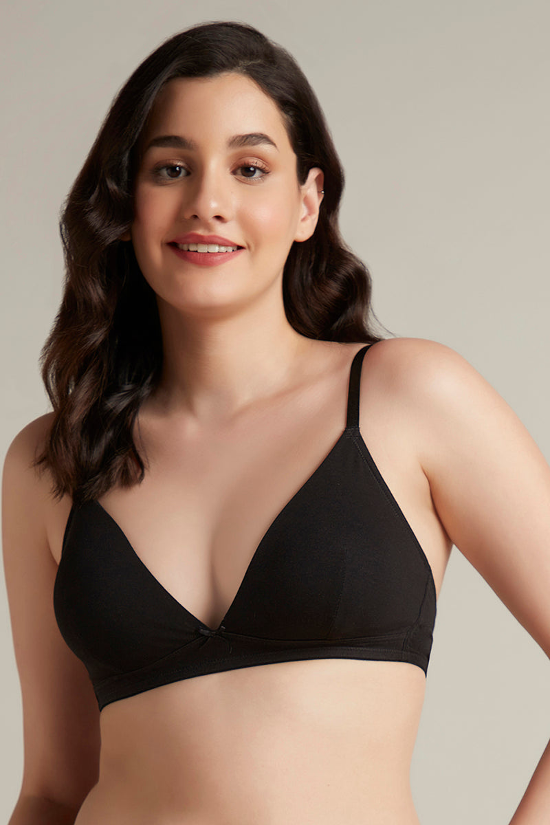Buy Radiant Chic Padded Non-Wired Bra, Nude-Chocolate Color Bra