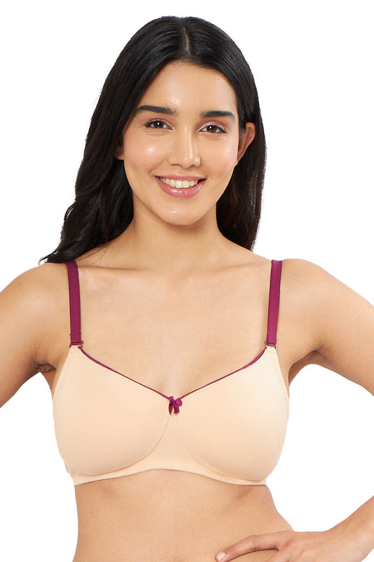 AMANTE Cotton Casuals Padded Non-Wired Printed T-Shirt Bra Size 32D Color  Soft Lilac in Delhi at best price by Amante (Vegas Mall) - Justdial