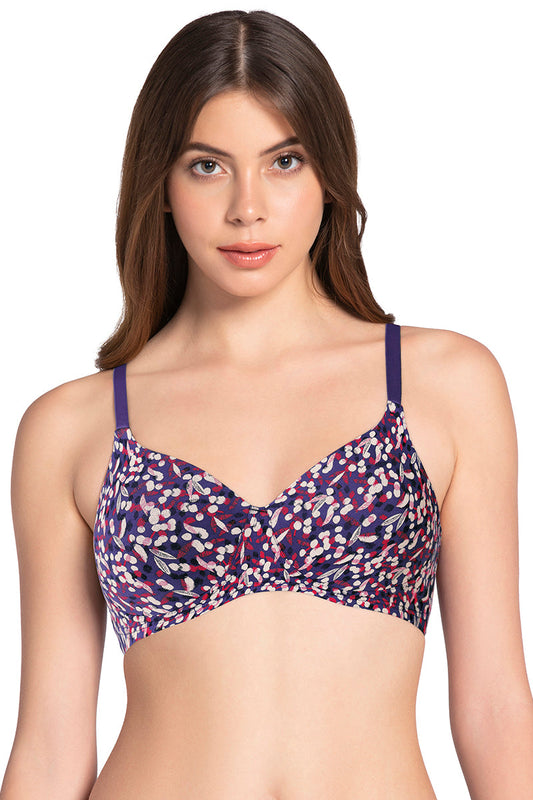 Buy Women's Printed Heavily Padded Underwired Push-Up Bra Pink (Best Fit 40B  & 40C) Online at Best Prices in India - JioMart.