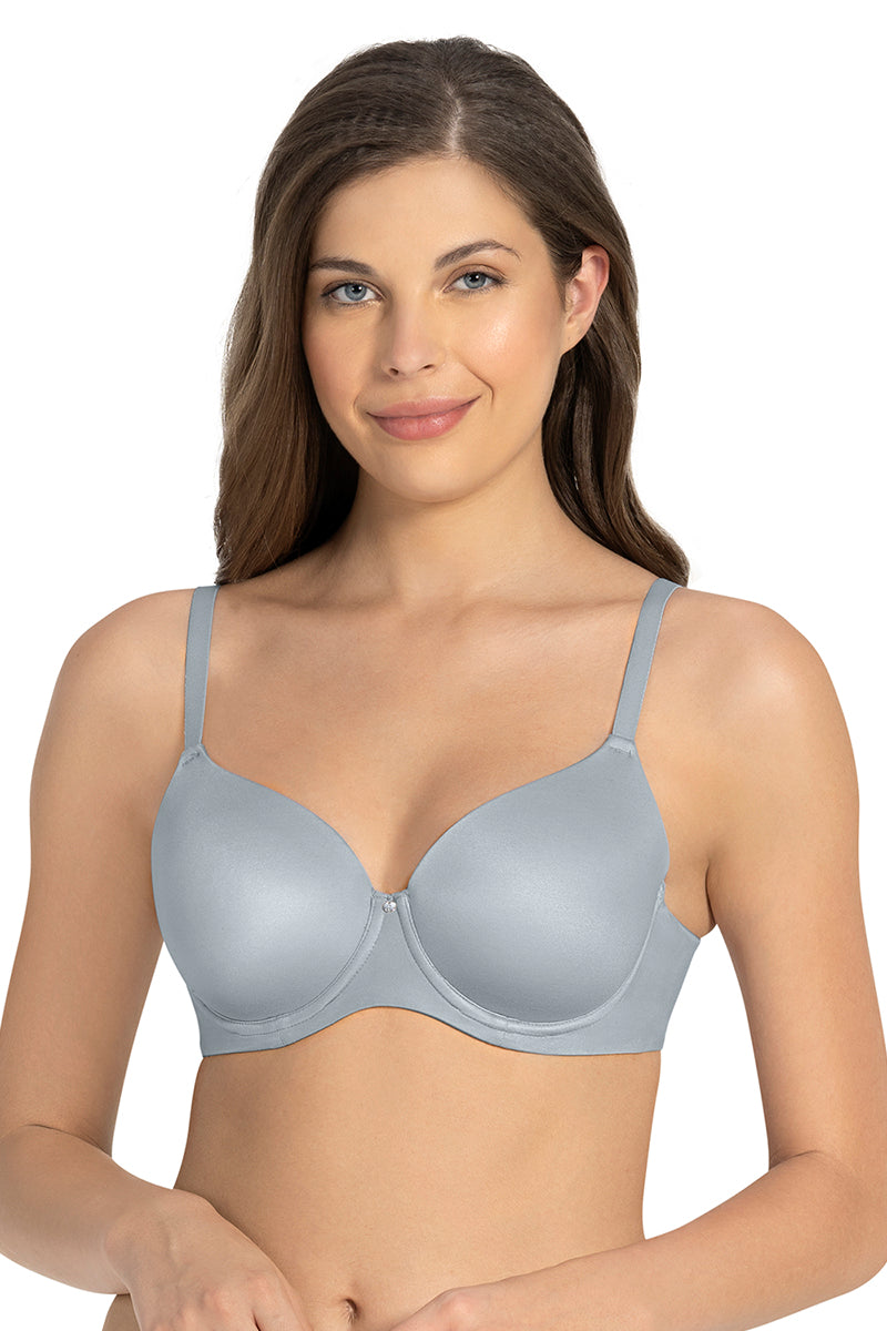 AMANTE Cotton Casual Padded Non-Wired T-Shirt Bra Color Light Grey Marl Size  36D in Delhi at best price by Amante (Vegas Mall) - Justdial
