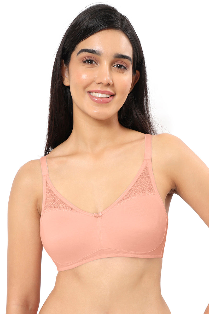 Comfort Concealer Non-padded & Non-wired Bra - Candlelight Peach