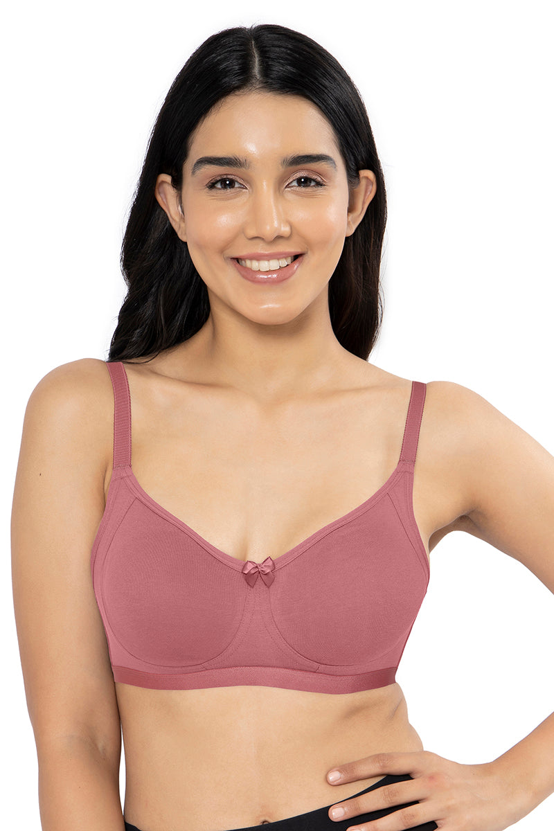 Buy Amante Contour Support Non-Padded Wired Super Support Bra - Nude online