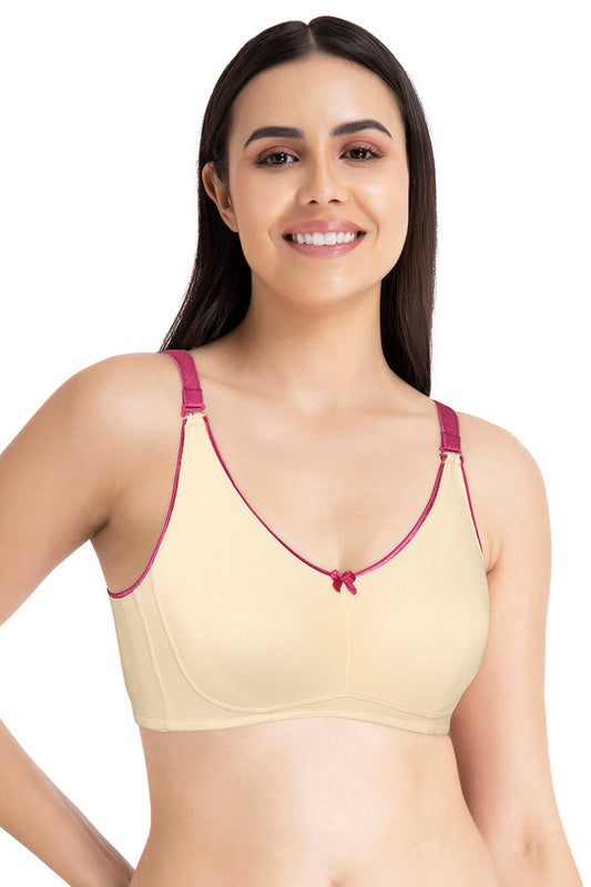 Non Padded Cotton Ladies Skin Plain Sports Bra at Rs 115/piece in