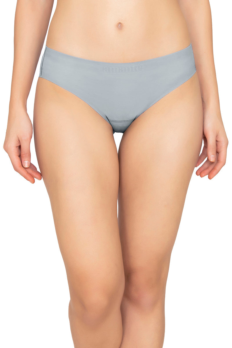 Buy FF Essentials Women's Cotton Bikini Brief Underwear No Show Panty, Soft  Stretch Bikini Panties - L [Pack of 3] at