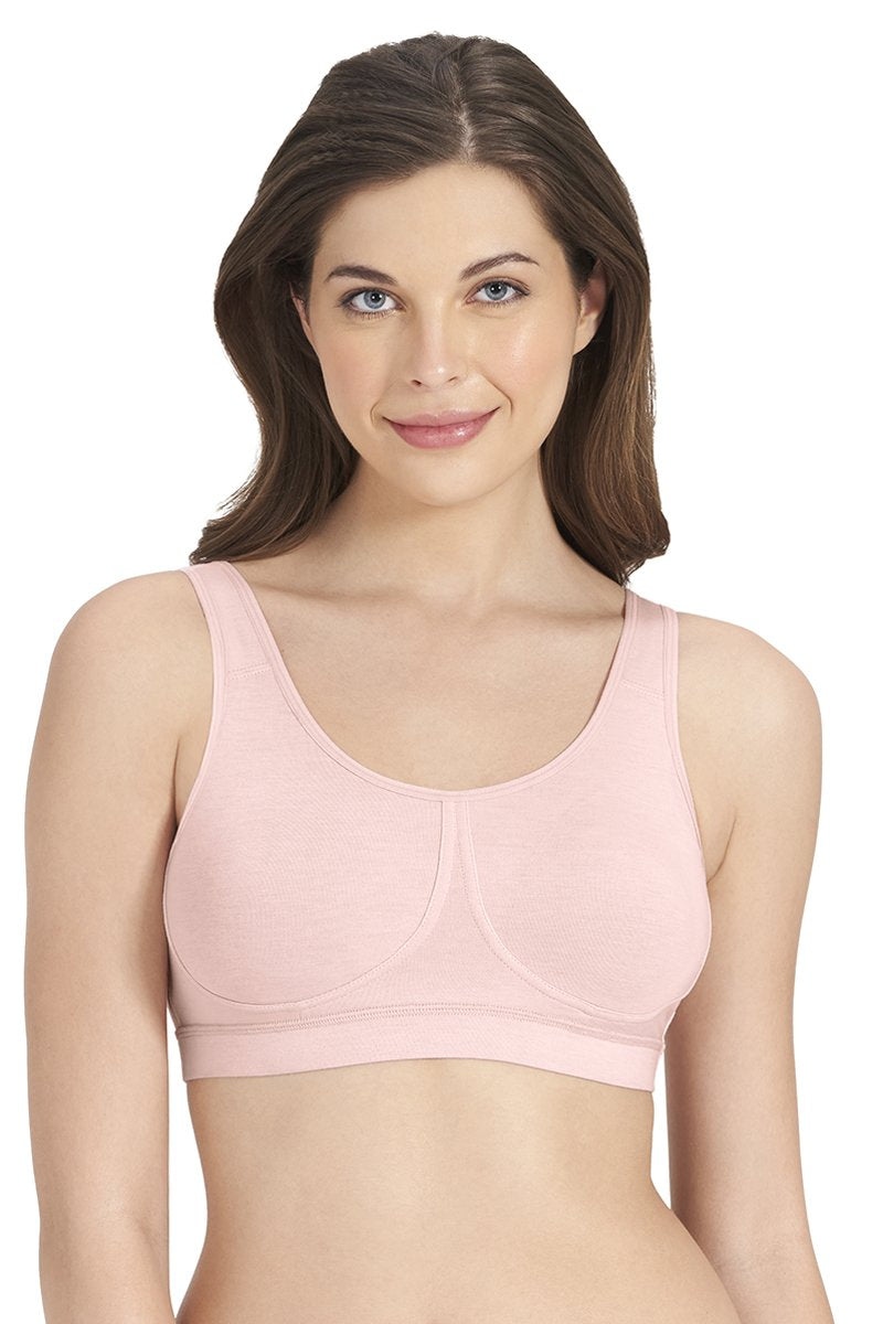 Buy Amante Very Lightly Padded Underwired Bra- Skin N White at Rs