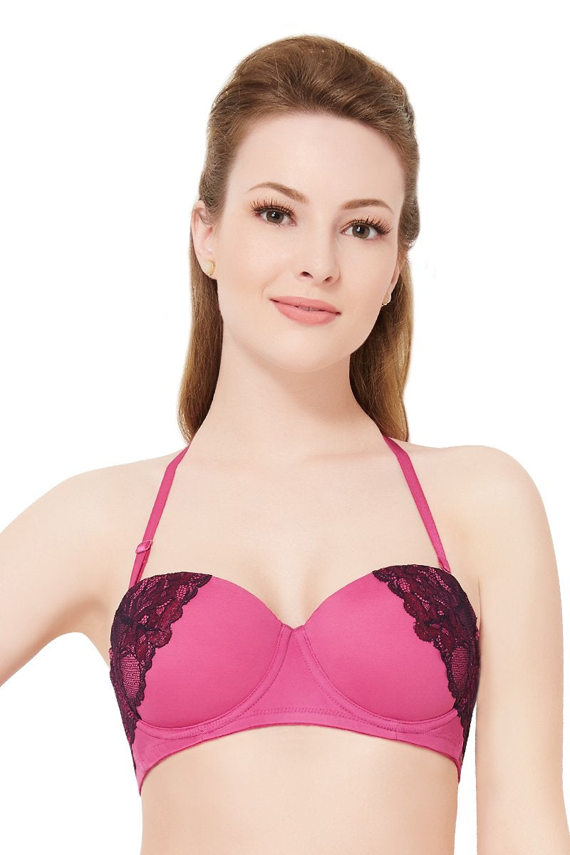 Clovia Padded Non-Wired Solid Bridal Bra in Black - Lace at Rs 691.00, Padded Bra