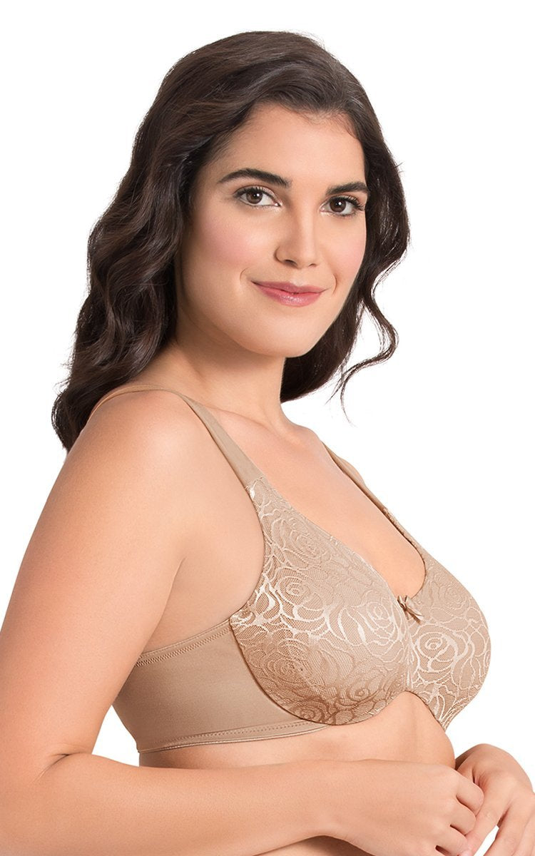 Lace Bra Adjustment Bra Lace Bra Thick Cup with Steel Ring Bra