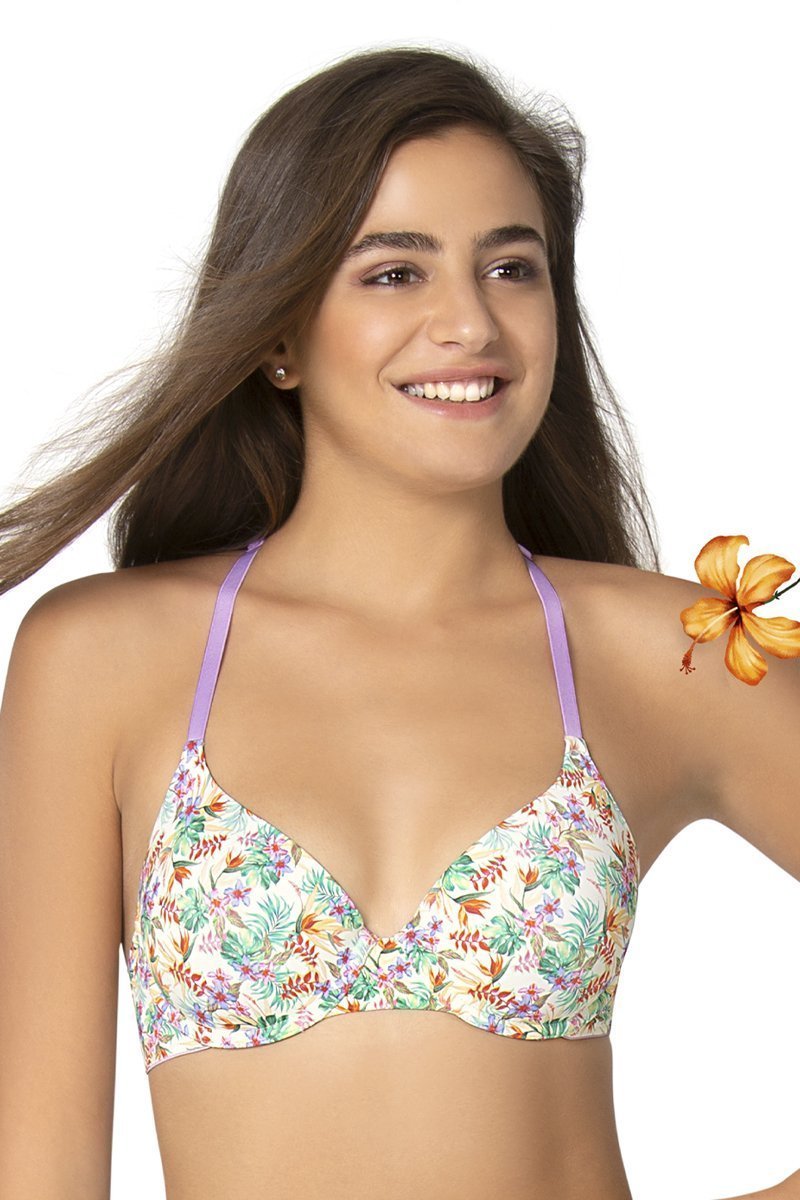 Cotton Heavily Padded Wired Push-Up Bra - Sandalwood