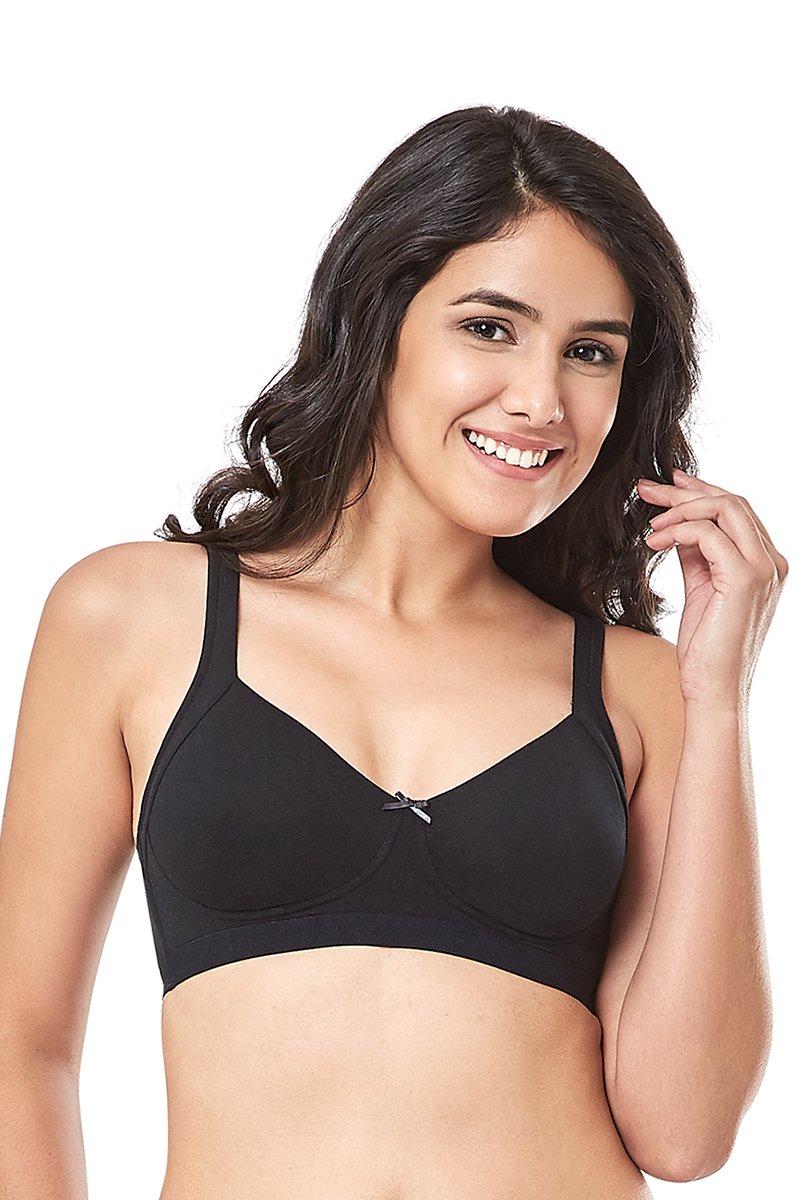 Lace Embrace Solid Padded wired Bra - Fig