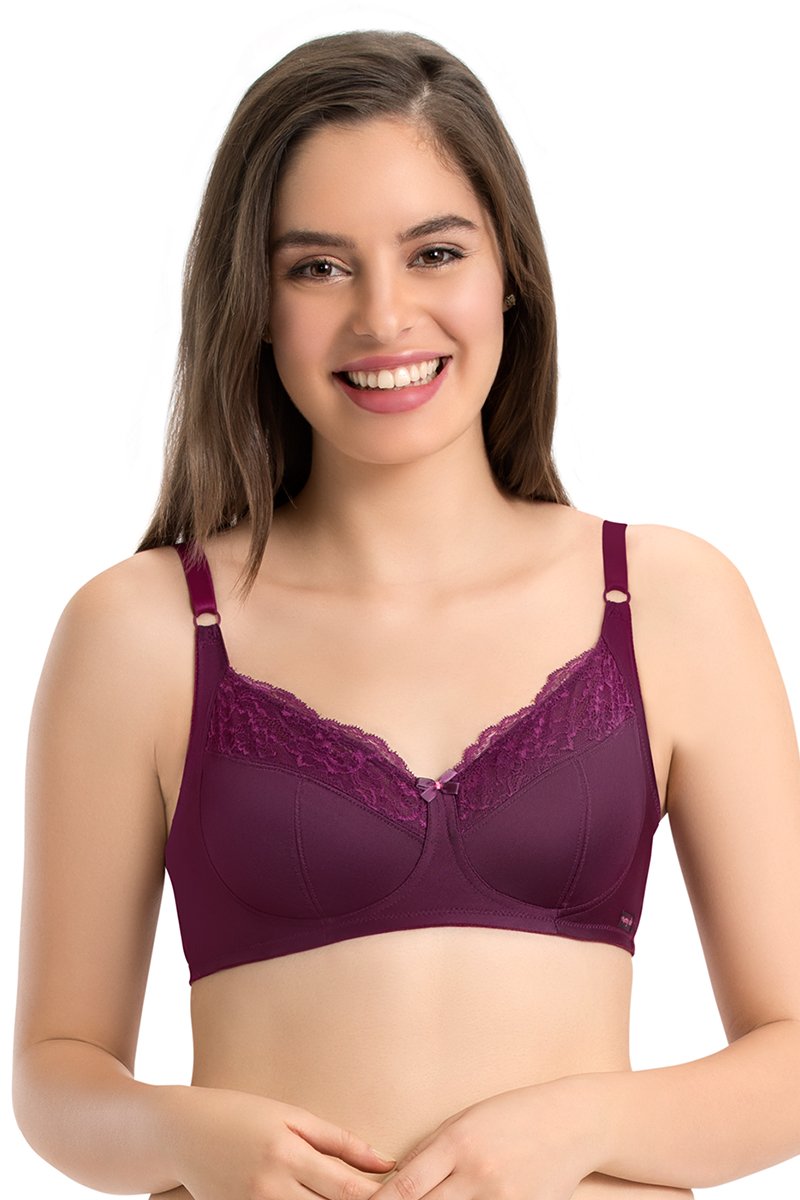 every de Non-Padded Wired Cotton Embrace Full Cover Bra - Sandalwood